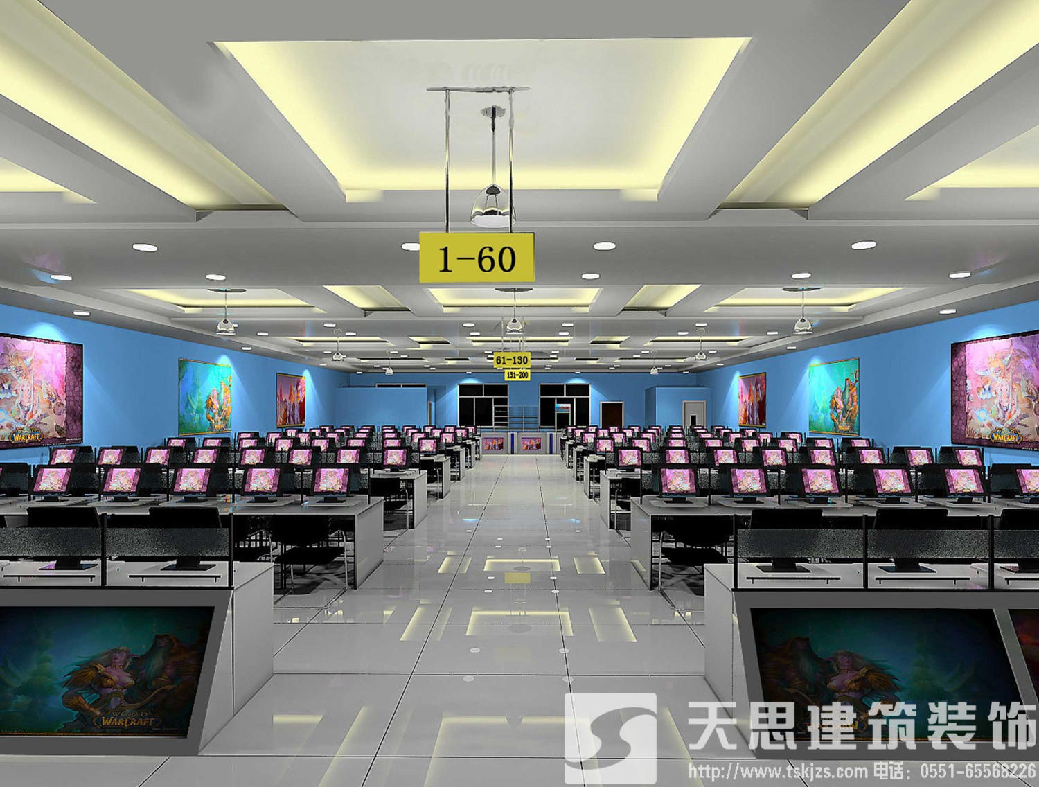 網(wǎng)吧裝修營(yíng)造休閑娛樂(lè)好場(chǎng)所