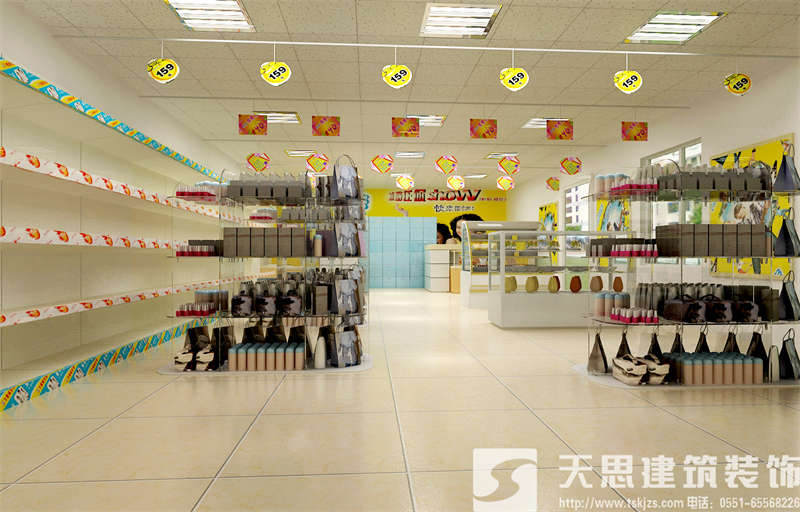 瓷磚選購(gòu)決定超市裝潢設(shè)計(jì)效果