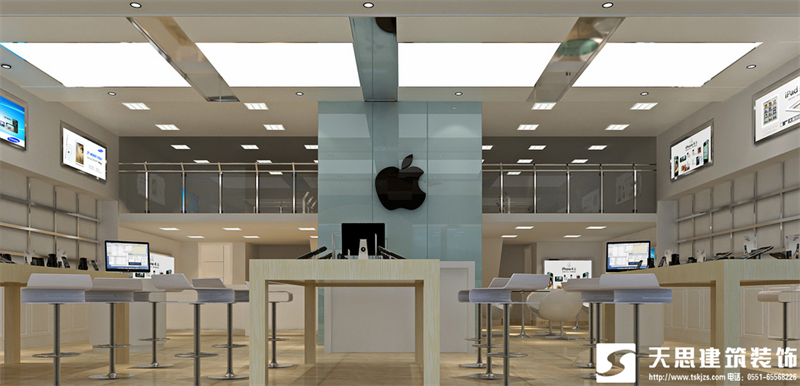 合肥蘋果專賣店設(shè)計裝修風(fēng)格，專賣店裝修，專賣店設(shè)計
