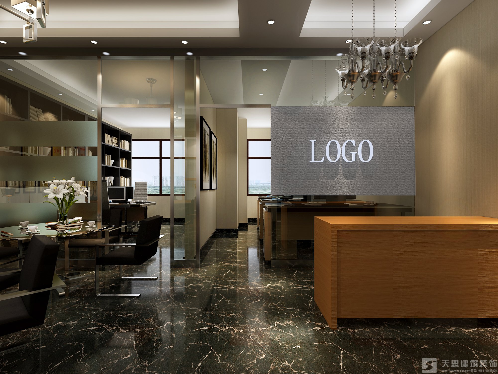 留白在<a href=http://www.qclox.cn/ target=_blank class=infotextkey>合肥辦公室裝修</a>設計中的運用